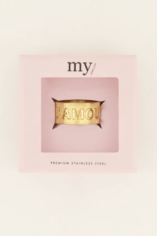 Brede ring l'amour tekst | My Jewellery