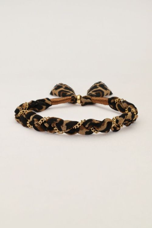 Braided bracelet with panther print | My Jewellery