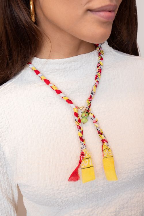 Braided Oeteldonk necklace with frog | My Jewellery
