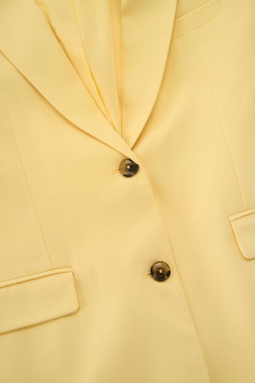 Yellow basic oversized blazer | My Jewellery