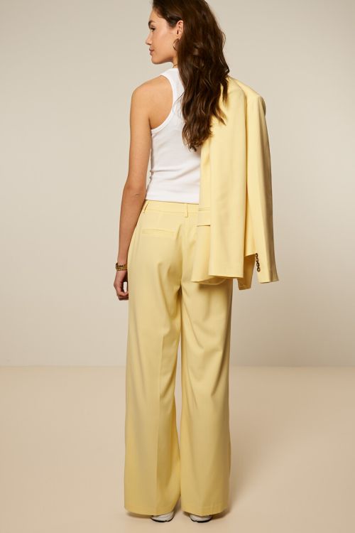 Yellow basic wide leg pants | My Jewellery