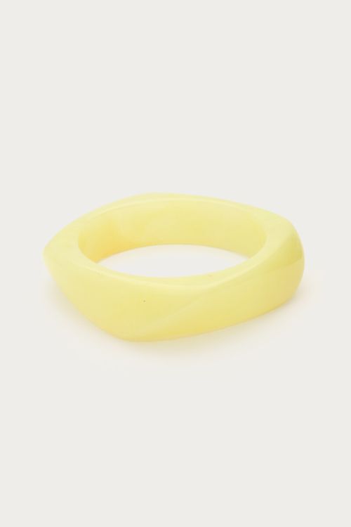 Yellow resin bangle | My Jewellery