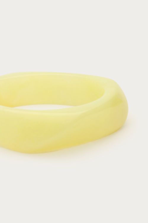 Yellow resin bangle | My Jewellery