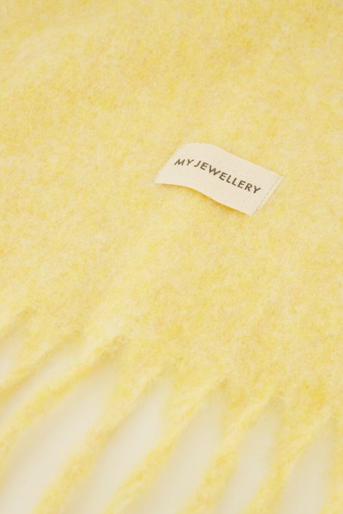 Yellow scarf with fringing | My Jewellery