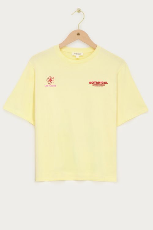 Yellow T-shirt "Botanical" | My Jewellery