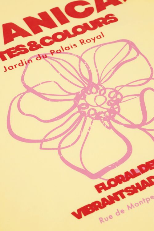 Yellow T-shirt "Botanical" | My Jewellery