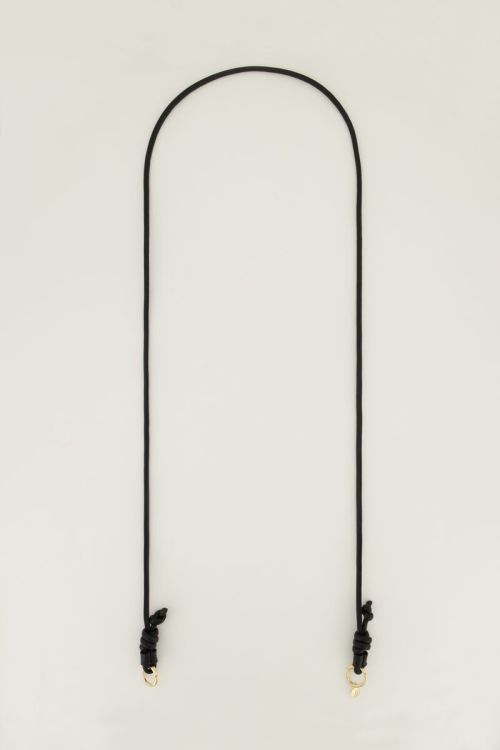 Zwart telefoonkoord | My Jewellery