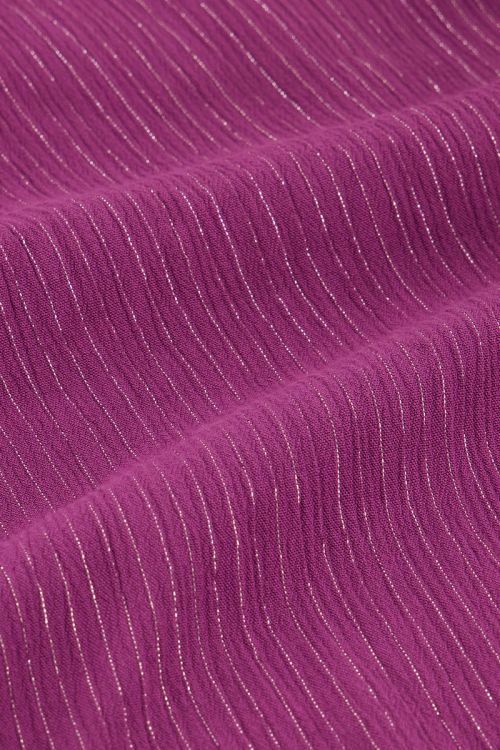 Purple multiway maxi dress with lurex