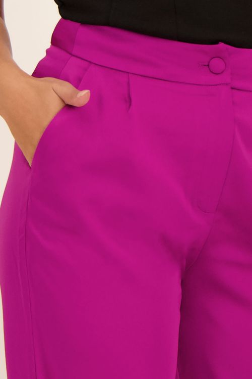 Paarse satijnen look pantalon| My Jewellery 