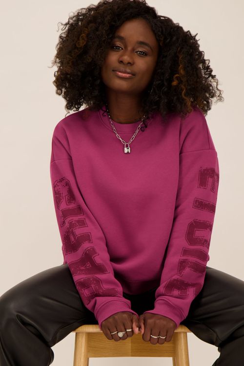 Paarse sweater Paris etoile | My Jewellery
