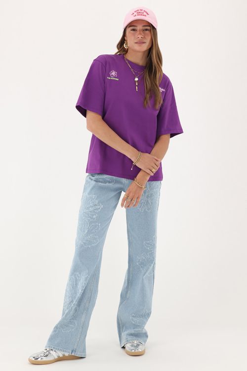 Purple T-shirt "Botanical" | My Jewellery
