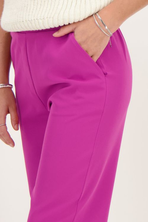 Purple elasticated trousers | My Jewellery