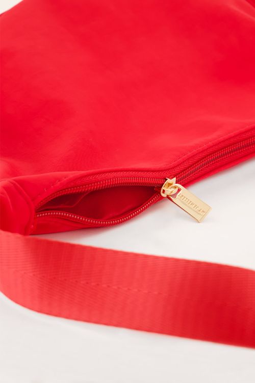 Red crossbody bag 