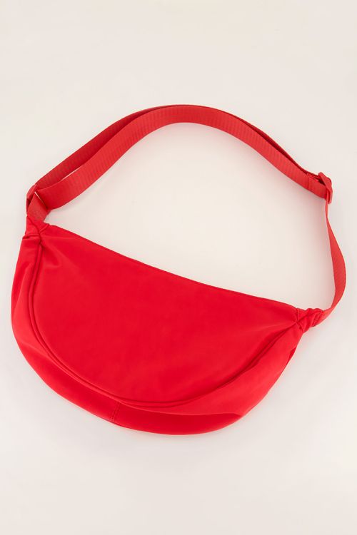 Red crossbody bag 