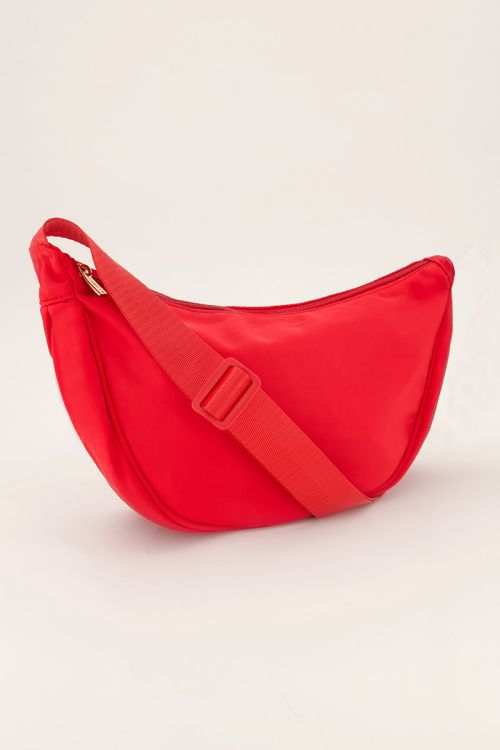Red crossbody bag 