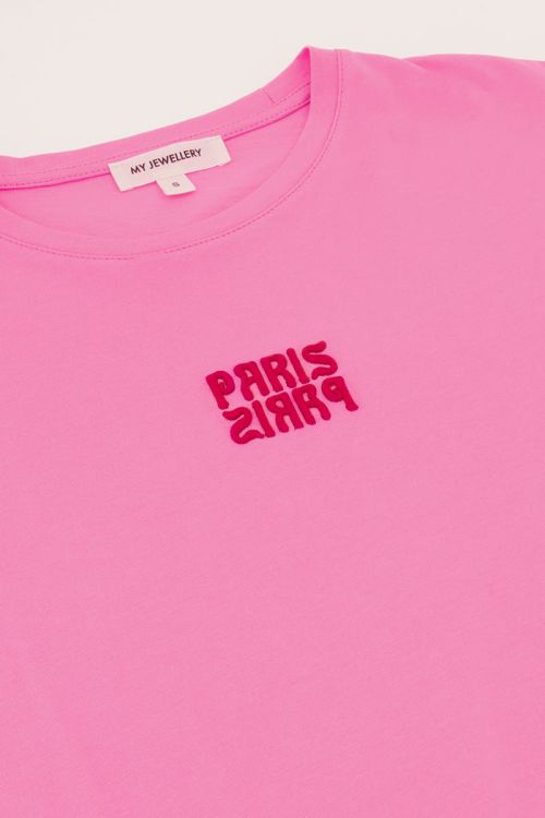 Pink T-shirt "Paris Paris" | My Jewellery