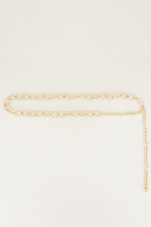 Kettingriem schakels glitter | ketting riem my jewellery