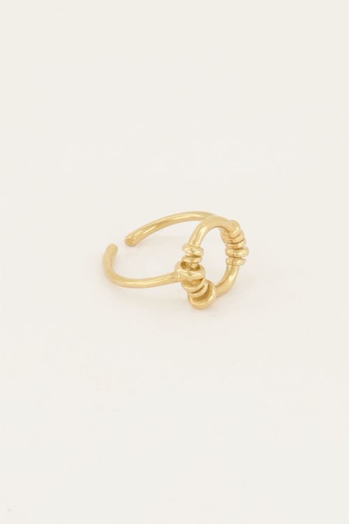 Ring met open rondje