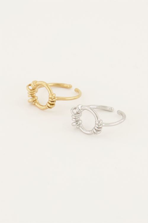 Ring met open rondje