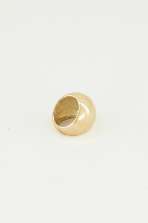 Gouden statement ring