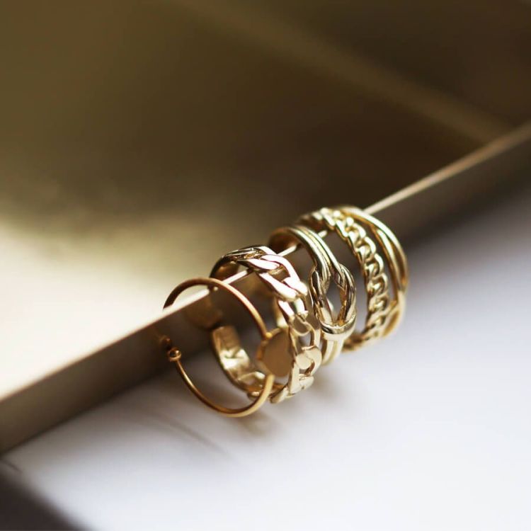 Dubbele ring goud My Jewellery