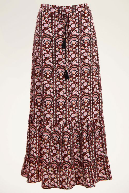 Rode maxi rok bohemian | My Jewellery