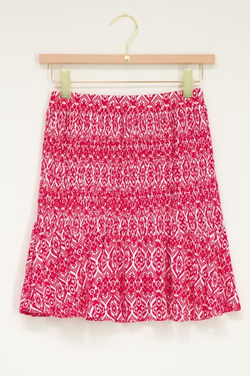 Rood smock rokje