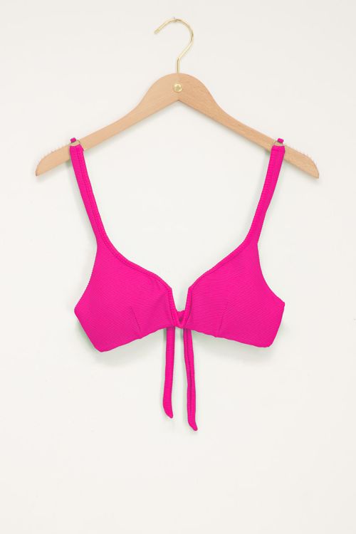 Roze bikini top met V shape | My Jewellery