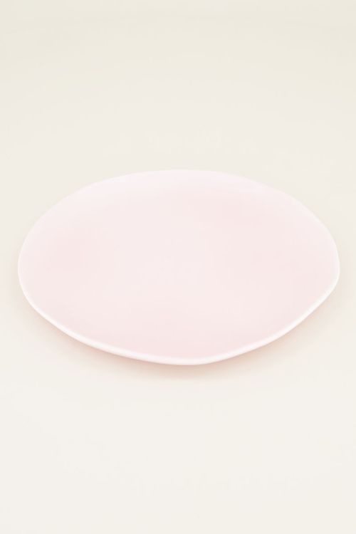 Roze bord rond golvend | Home accessoires My jewellery