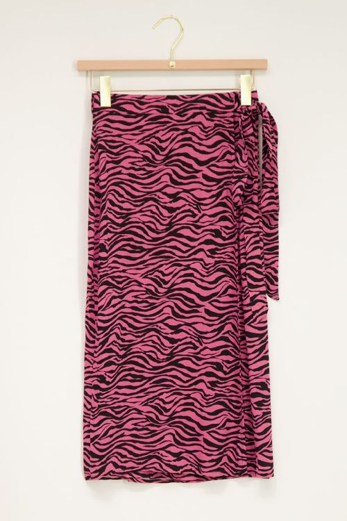 Roze rok met zebraprint | My Jewellery