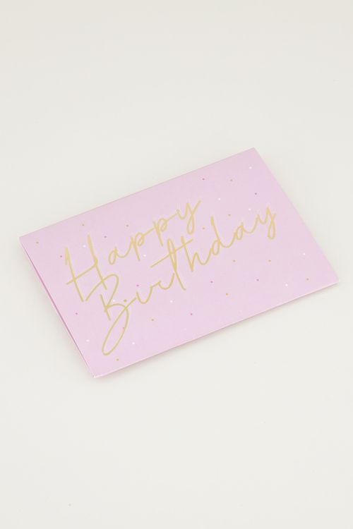 Giftcardholder Happy birthday, verjaardagscadeau
