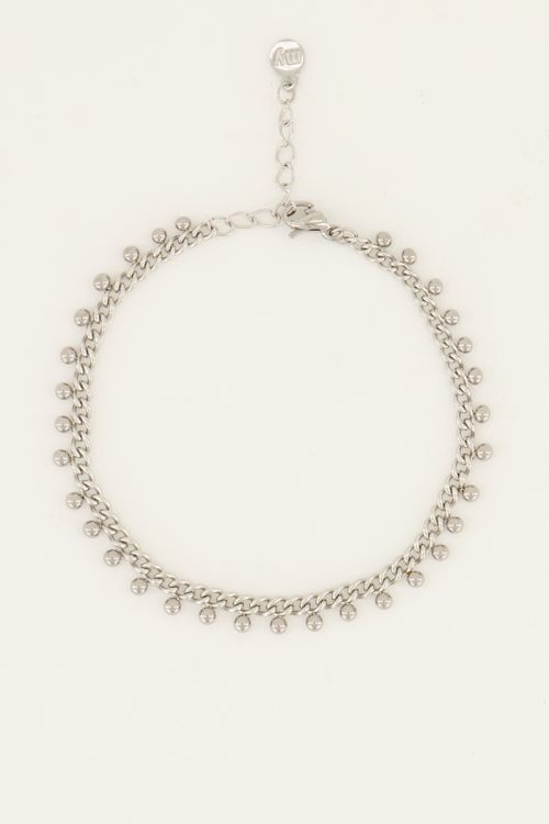 Schakelarmband met bolletjes