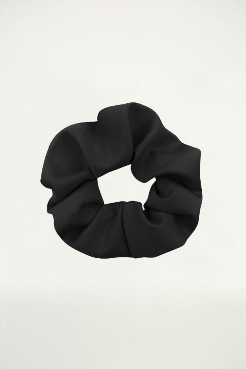 Zwarte scrunchie basic, Haarelastiekjes My Jewellery
