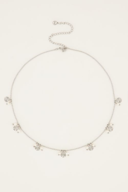 Shapes pearls & circles necklace
