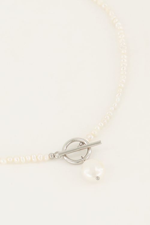 Shapes parelketting met slotje