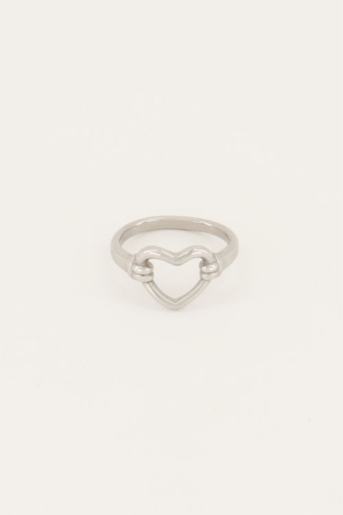 Shapes Ring mit offenem Herz