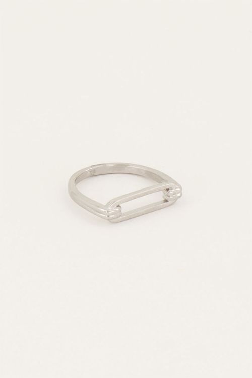 Shapes ring met open rechthoek | My Jewellery