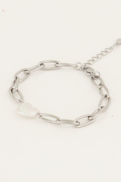 Shapes schakelarmband met hartje