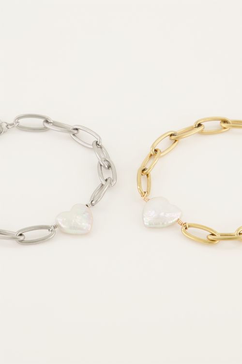 Shapes schakelarmband met hartje
