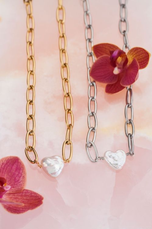 Shapes schakelketting met hartje | My Jewellery