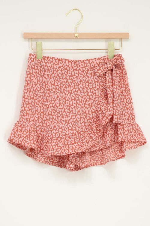 Skort met leopard print
