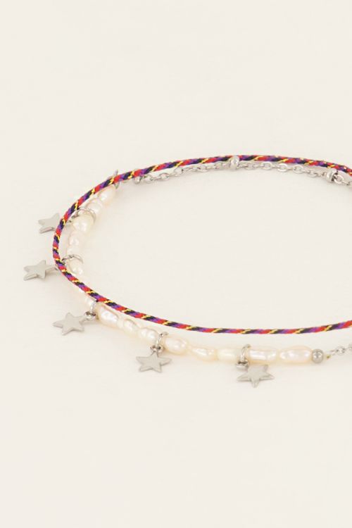 Souvenir rode dubbele armband | My Jewellery