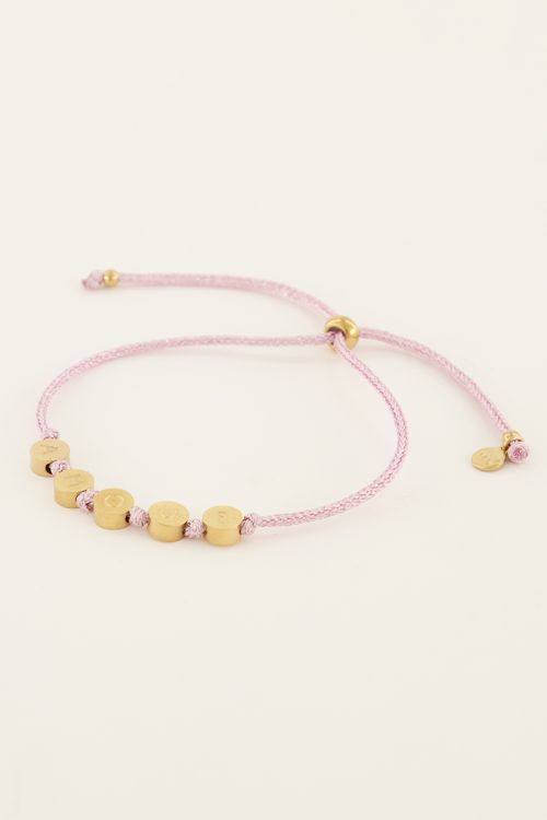 Souvenir pink amour charm bracelet | My Jewellery