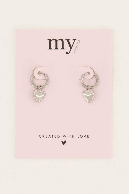 Souvenir Ohrringe mit Herzanhänger | My Jewellery