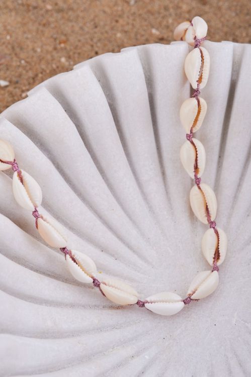 Souvenir roze schelpenketting | My Jewellery