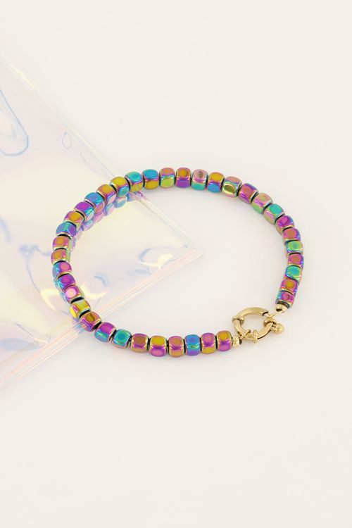 Starmood holografische kralen armband