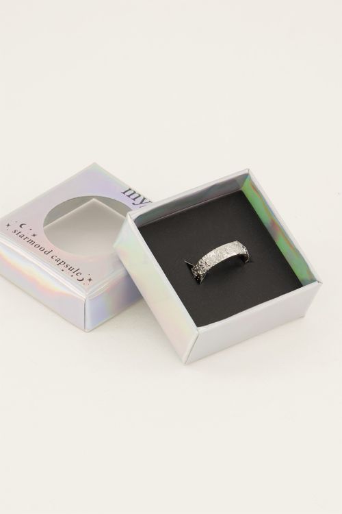 Starmood ring breed met ster & maan