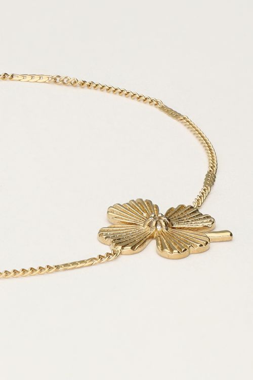 Starry bracelet with clover & rhinestones | My Jewellery