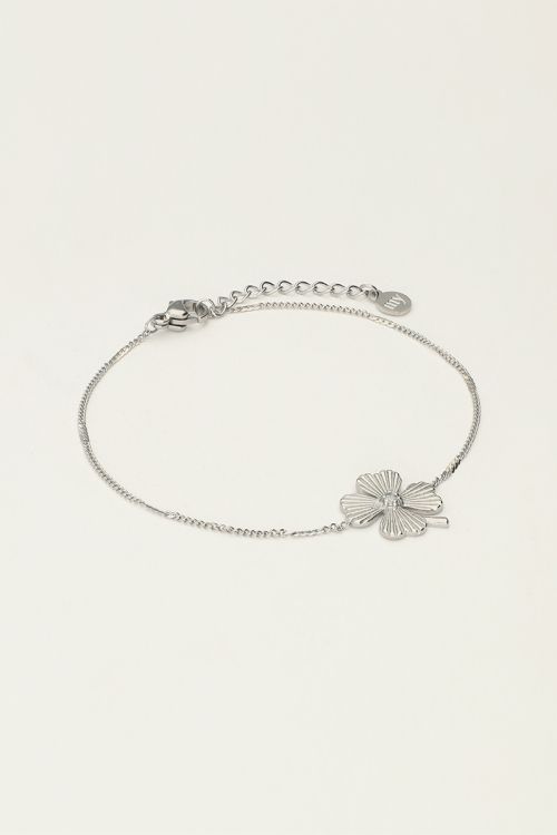 Starry bracelet with clover & rhinestones | My Jewellery