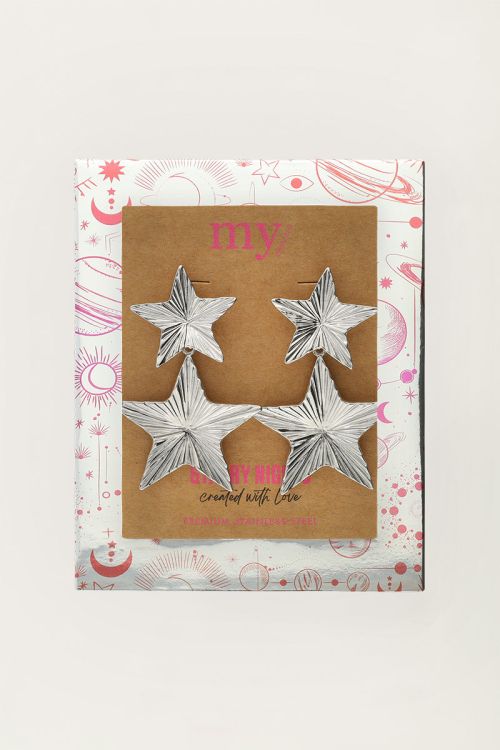 Starry drop earrings with statement stars | My Jewellery
